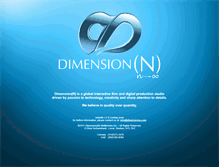 Tablet Screenshot of dimensionn.com